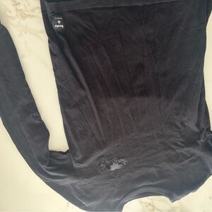 Black Long Sleeve Shirt by Roots